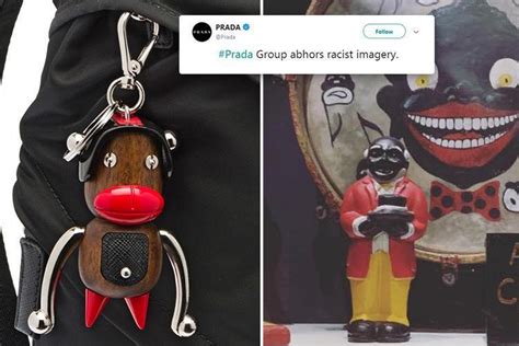 prada keyring racist|Prada Pulls Keychain After Blackface Comparison Backlash.